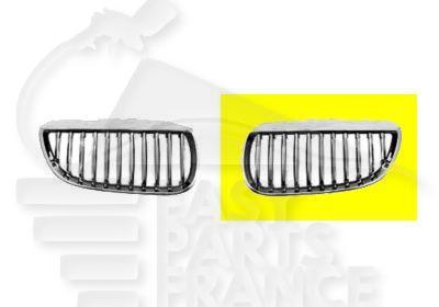 GRILLE DE CALANDRE AVG NOIRE A/CADRE CHROMEE Pour BMW S3 E90 - E91 - BM050 03/05→10/08