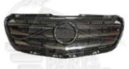 GRILLE DE CALANDRE NOIRE A/MOULURES CHROMEES Pour MERCEDES SPRINTER - ME244 09/13→05/18