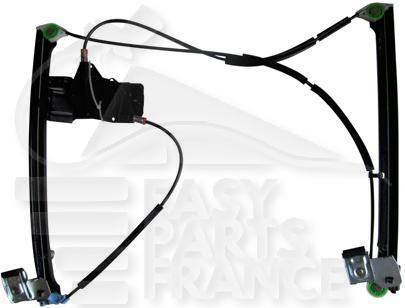 MECANISME DE LEVE VITRE AVD ELECT 2 PTES Pour VOLKSWAGEN POLO - VO134 11/99→01/02