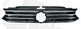 GRILLE DE CALANDRE NOIRE A/MOULURES CHROMEES Pour VOLKSWAGEN PASSAT - VO118 09/14→06/19