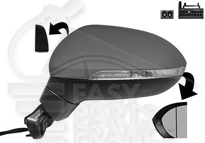 RETRO G ELECT CHAUF A PEINDRE RAB ELECT MEMO A/FEU & FEU DE SOL &LANE ASSIST 15+2 PINS Pour VOLKSWAGEN PASSAT - VO118 09/14→06/19