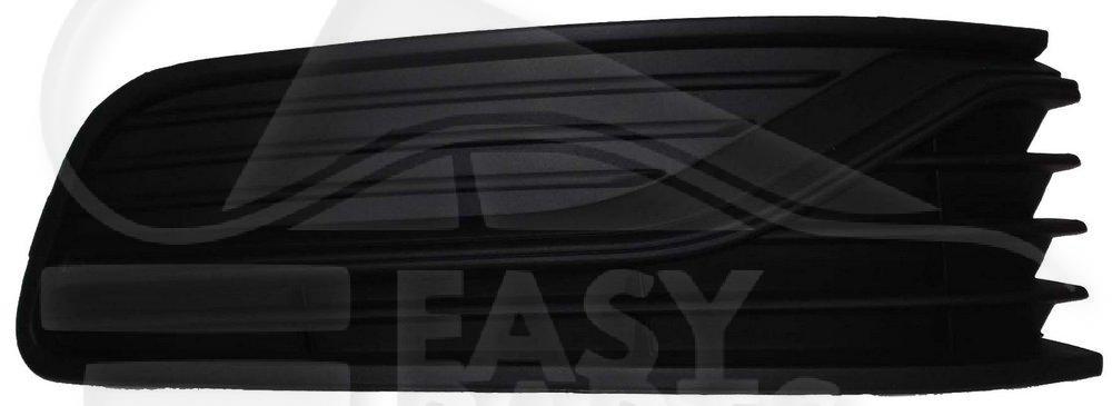 GRILLE DE PC AVD NOIRE SANS MOULURE CHROMÉE Pour VOLKSWAGEN POLO - VO139 07/14→08/17