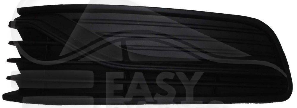 GRILLE DE PC AVG NOIRE SANS MOULURE CHROMÉE Pour VOLKSWAGEN POLO - VO139 07/14→08/17