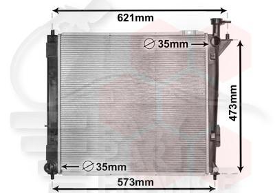 RADIA DIESEL 2.0/2.2 CRDI BM 510 X 477 X 26 Pour HYUNDAI SANTA FE - HY233 10/12→12/15