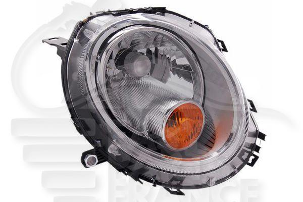 OPT D H4 ELECT A/MOTEUR - F/CHROME FEU OR Pour MINI MINI CLUBMAN R55 - MN029 01/07→05/14