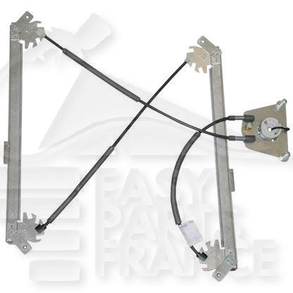 MECANISME DE LEVE VITRE AVD ELECT Pour AUDI A3 -3 PTES - AD046 07/08→08/12