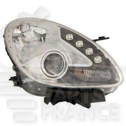 OPT D H7+H1 ELECT A/MOTEUR & FEU DE JOUR LED F/CHROME Pour ALFA ROMEO GIULIETTA - AA100 05/10→09/13