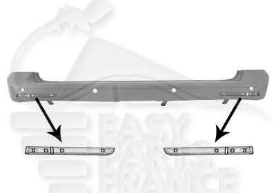 PC AR A PEINDRE A/PACKONTROL - 2 PORTES Pour VOLKSWAGEN TRANSPORTER T6 CARAVELLE- VO205 01/15→01/19