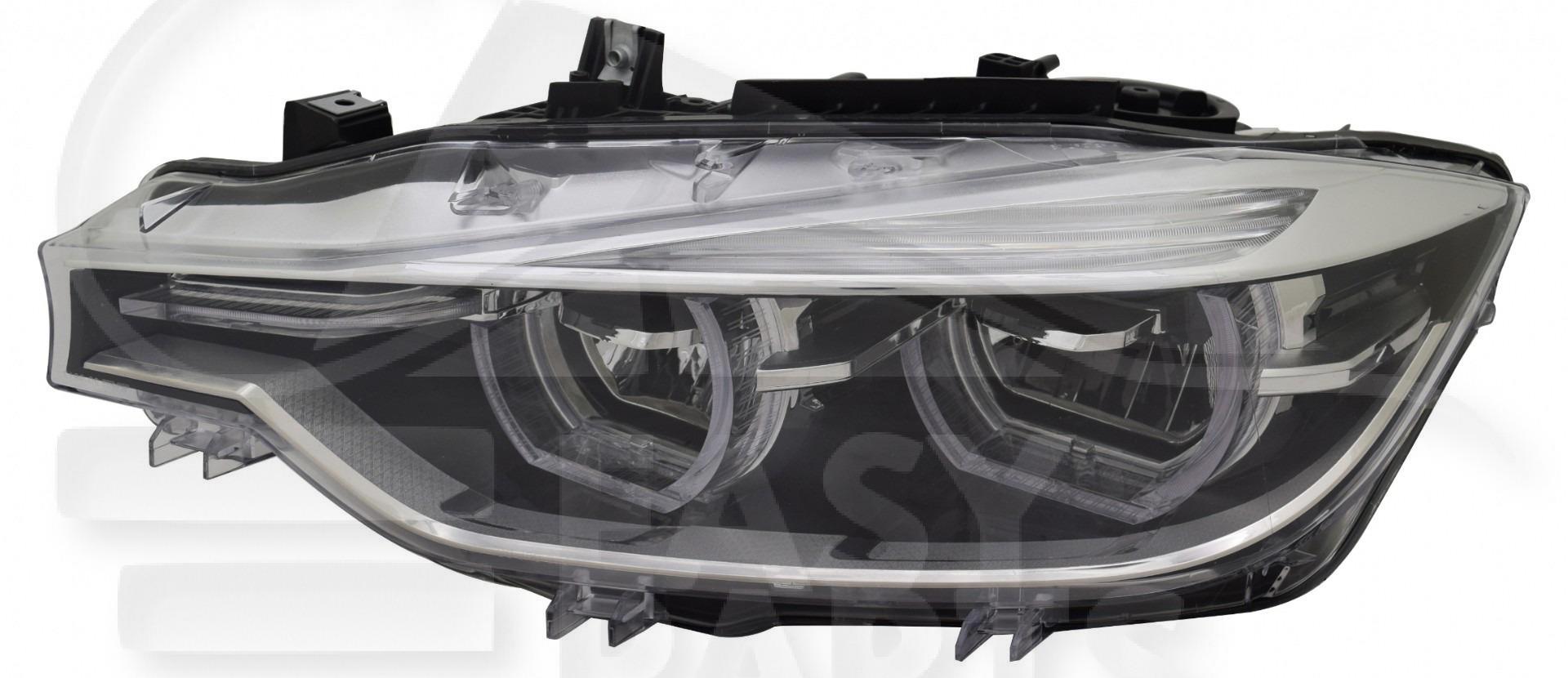 OPT G FULL LED ELECT A/MOTEUR LED SANS UNITÉS DE CONTRÔLE ET MODULES LED Pour BMW S3 F30/F31 LCI - BM072 08/15→10/18