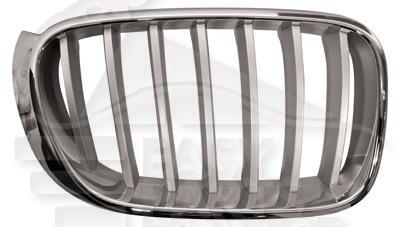 GRILLE DE CALANDRE AVD CHROMEE Pour BMW X3 F25 LCI - BM113 04/14→07/17