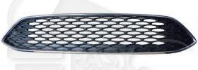 GRILLE DE CALANDRE NOIRE AVEC CADRE CHROME Pour FORD FOCUS - FD062 10/14→06/18