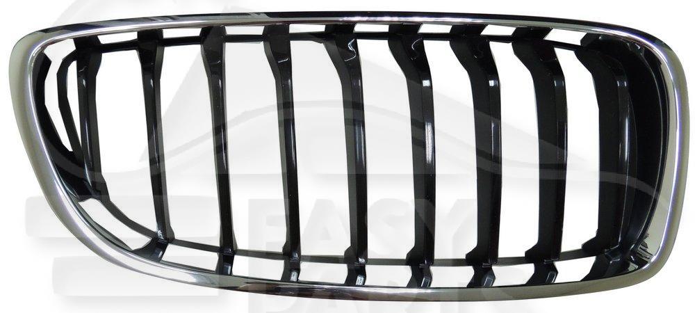 GRILLE DE CALANDRE A VD CHROMEE - NOIRE Pour BMW S4 - F32/F33 - BM222 10/13→01/17