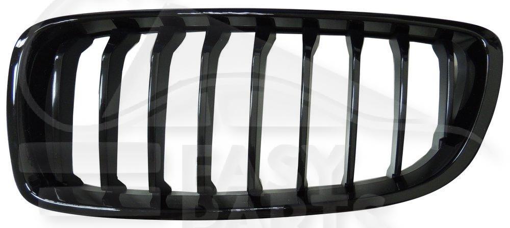 GRILLE DE CALANDRE AVG A PEINDRE - NOIRE Pour BMW S4 - F32/F33 - BM222 10/13→01/17