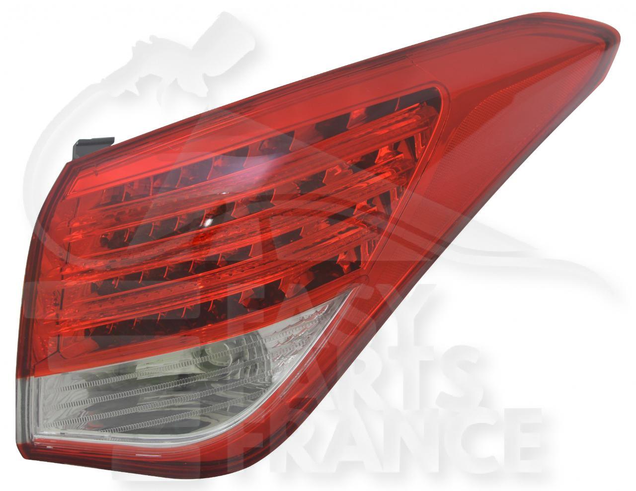 FEU ARD EXT LED Pour HYUNDAI I-40 4 PTES - HY030 11/11→03/15