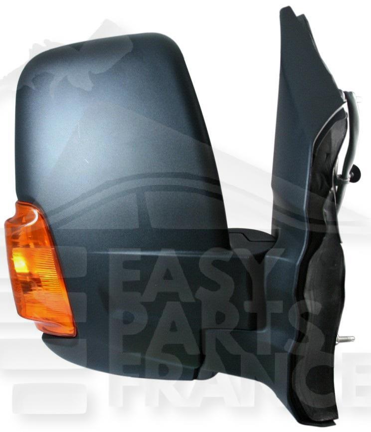 RETRO D MANUEL +/- CHAUF A/FEU ORANGE BRAS COURT Pour FORD TRANSIT MK8 - FD196 03/14→08/19