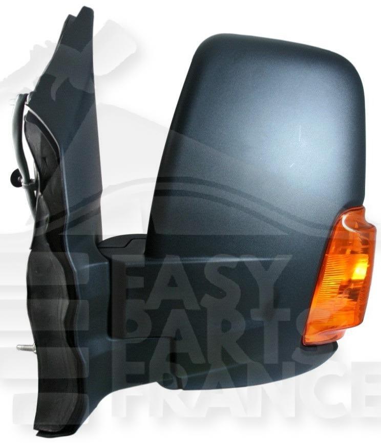 RETRO G ELECT CHAUF A/FEU ORANGE BRAS COURT Pour FORD TRANSIT MK8 - FD196 03/14→08/19
