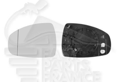 GLACE DE RETRO D +/- CHAUF CONVEX Pour AUDI A1 - AD022 12/14→09/18