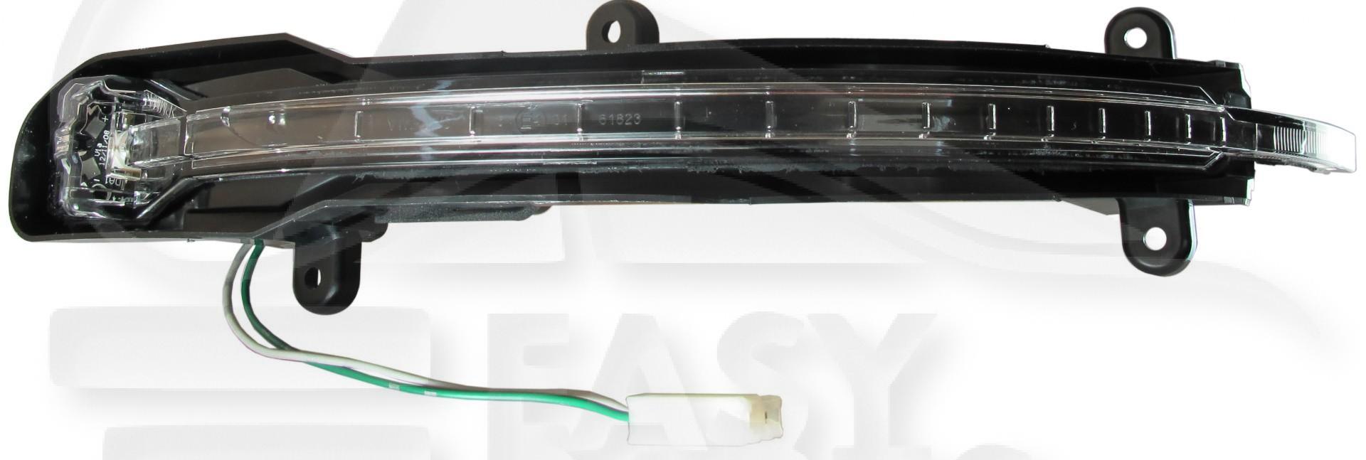 FEU DE RETRO G BLANC LED Pour AUDI Q5 - AD131 09/12→12/16