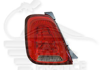 FEU ARG S/CABRIO Pour FIAT 500 - FT012 07/15→