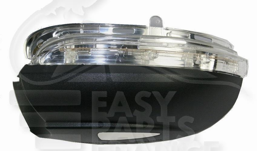 FEU DE RETRO G BLANC LED & FEU DE SOL Pour VOLKSWAGEN SCIROCCO - VO150 01/08→01/14