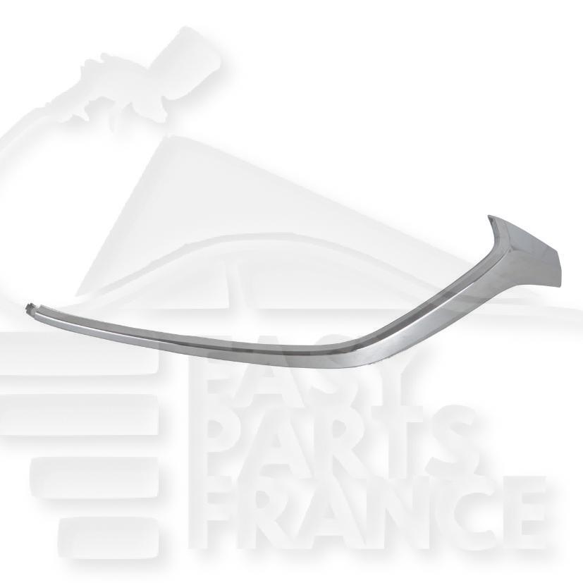 MOULURE D CHROMEE DE GRILLE DE CALANDRE Pour MAZDA 2 - MZ043 10/14→