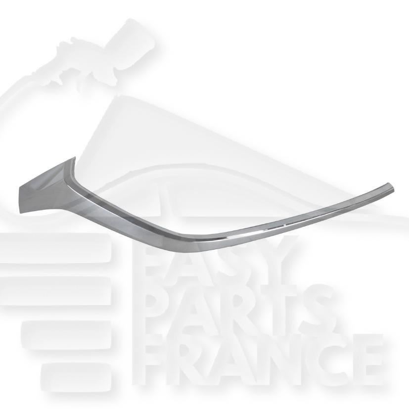 MOULURE G CHROMEE DE GRILLE DE CALANDRE Pour MAZDA 2 - MZ043 11/14→