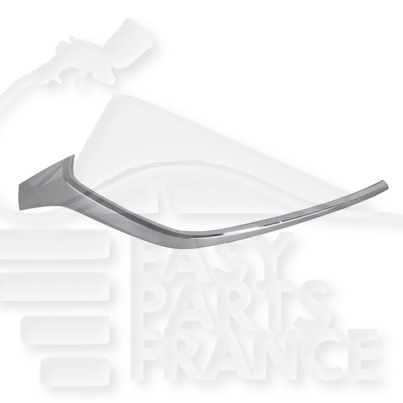 MOULURE G CHROMEE DE GRILLE DE CALANDRE Pour MAZDA 2 - MZ043 10/14→