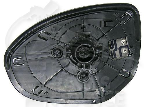 GLACE DE RETRO D CHAUF CONVEX Pour MAZDA 3 - 5 PTES - MZ055 01/09→12/10