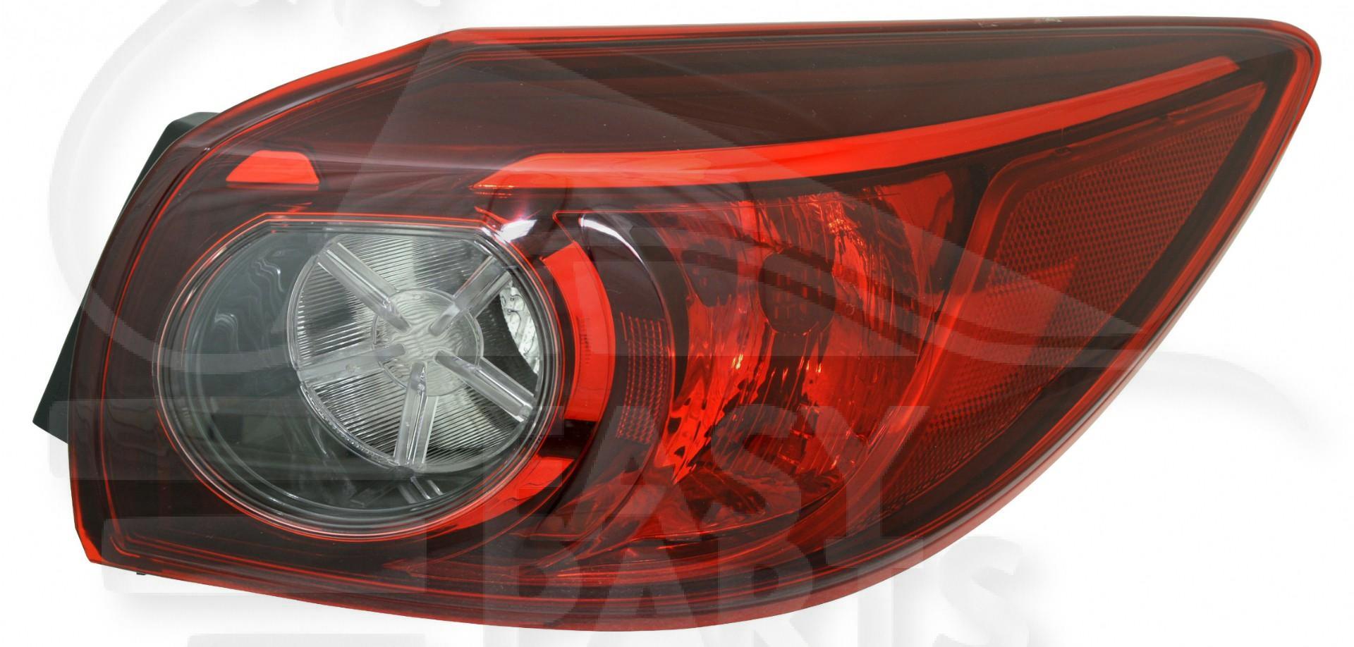FEU ARD EXT 5 PTES Pour MAZDA 3 - 5 PTES - MZ057 06/13→12/16