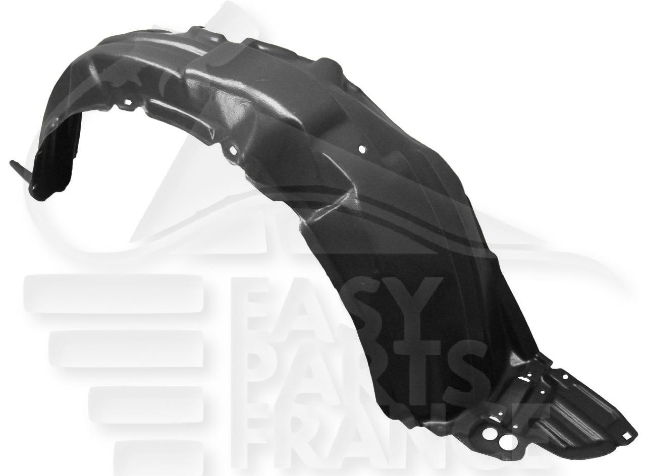 PARE BOUE AILE AVD sauf Hybrid Pour TOYOTA YARIS - TY235 10/14→03/17