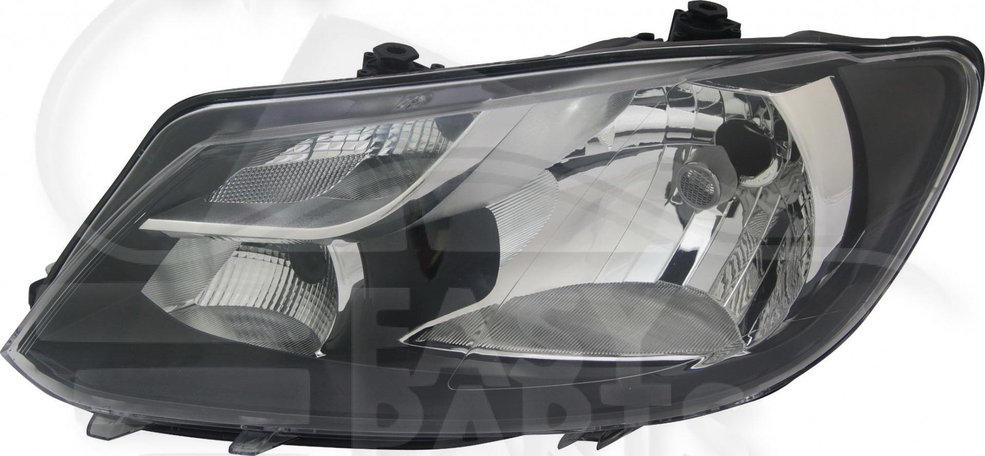 OPT G H4 ELECT A/MOTEUR - F/CHROME Pour VOLKSWAGEN TOURAN - VO192 09/10→03/15
