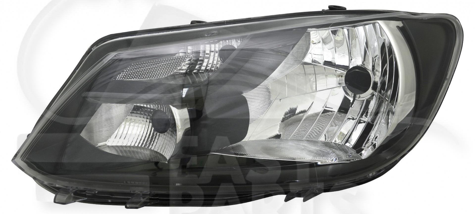 OPT G H4 ELECT A/MOTEUR F/NOIR Pour VOLKSWAGEN TOURAN - VO192 09/10→03/15