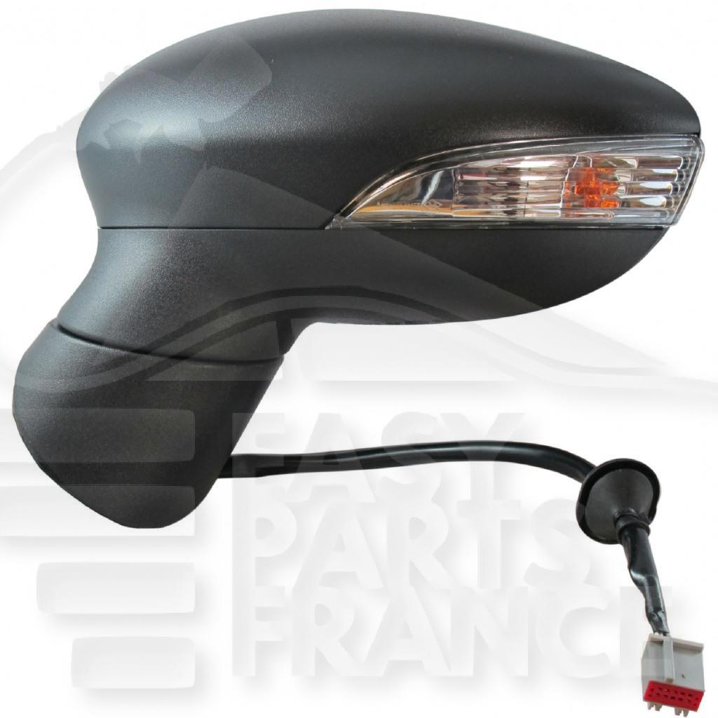 RETRO G ELECT CHAUF A PEINDRE A/FEU CLIGNO & COURTOISIE 8 PINS Pour FORD FIESTA - FD037 01/13→04/17