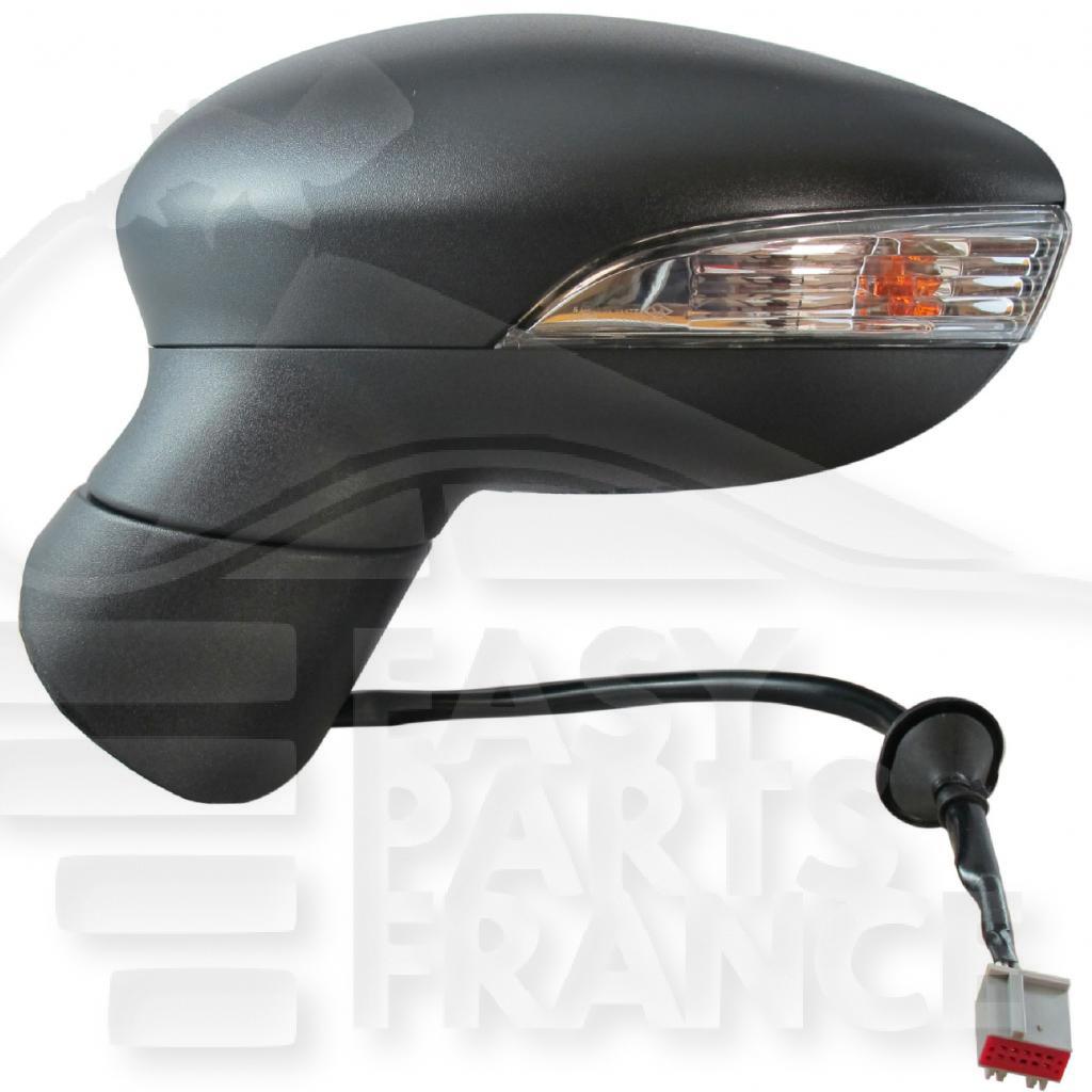 RETRO G ELECT CHAUF A PEINDRE A/FEU CLIGNO & COURTOISIE - RAB 10 PINS Pour FORD FIESTA - FD037 01/13→04/17