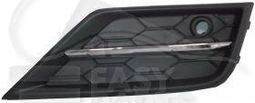 GRILLE SUP DE PC AVG A/MOULURE CHROMEE Pour VOLKSWAGEN TIGUAN - VO172 01/16→09/20