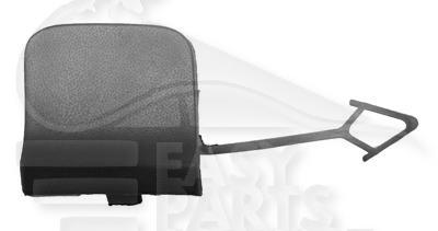 CACHE CROCHET DE PC AR A PEINDRE Pour VOLKSWAGEN TIGUAN - VO172 01/16→09/20