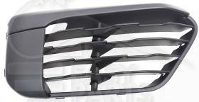 GRILLE DE PC AVD NOIRE S/PACKONTROL Pour BMW X1 F48 - BM144 09/15→