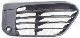 GRILLE DE PC AVD NOIRE A/PACKONTROL Pour BMW X1 F48 - BM144 09/15→