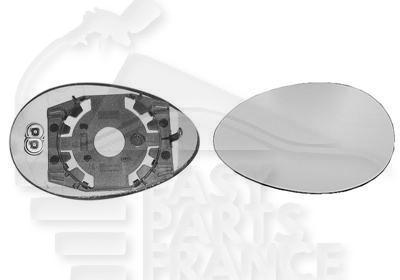 GLACE DE RETRO G +/- CHAUF ASPHERIQUE Pour ALFA ROMEO MITO - AA121 06/16→
