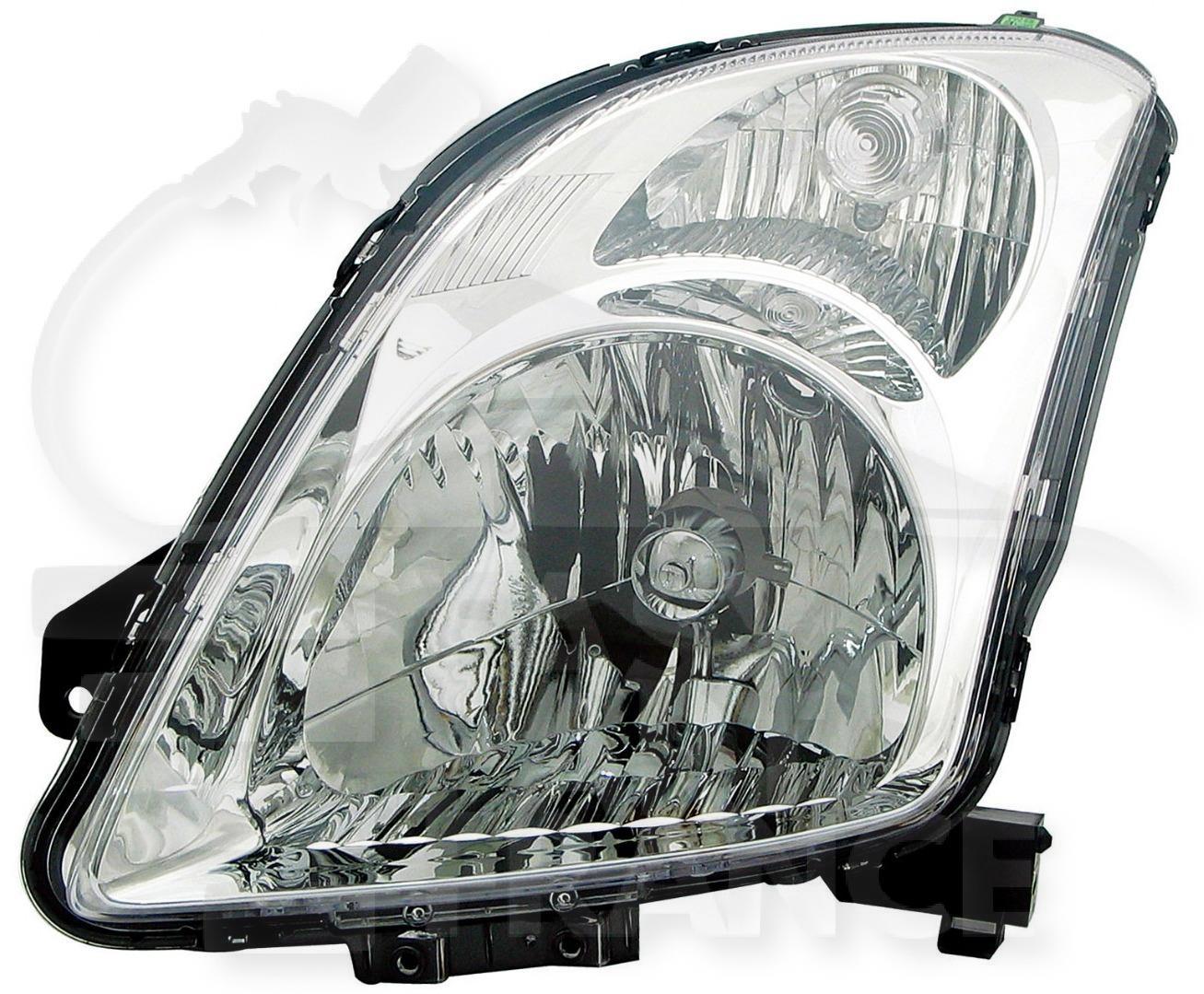 OPT G H4 ELECT S/MOTEUR F/CHROME Pour SUZUKI SWIFT - SZ121 01/05→12/06