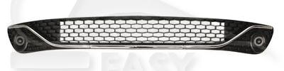 GRILLE CENTRALE DE PC AV A/MOULURE CHROMEE Pour LANCIA YPSILON - LA095 09/15→