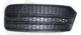 GRILLE DE PC AVG NOIRE Pour AUDI A1 - AD022 12/14→09/18