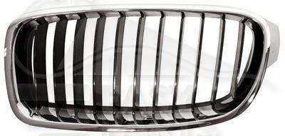 GRILLE DE CALANDRE G CHROMEE-NOIRE-CHROMEE MOD LUXURY LINE Pour BMW S3 F30/F31 - BM070 03/12→07/15