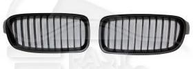 GRILLE DE CALANDRE D - G NOIRE MOD LUXURY LINE Pour BMW S3 F 30/F31 M-TECH- BM071 03/12→07/15