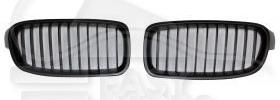 GRILLE DE CALANDRE D - G NOIRE MOD LUXURY LINE Pour BMW S3 F30/F31 LCI - BM072 08/15→10/18