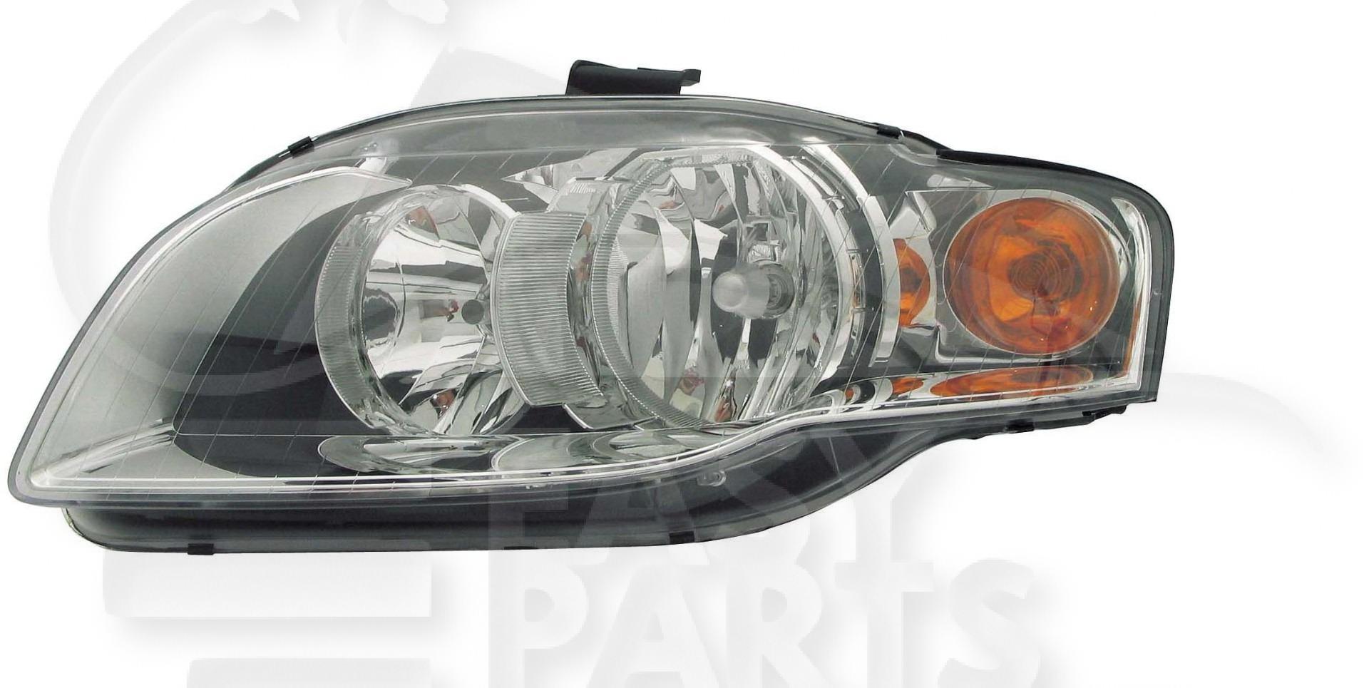 OPT G H7+H7 ELECT A/MOTEUR FEU ORANGE Pour AUDI A4 (B7)- AD063 10/04→11/07