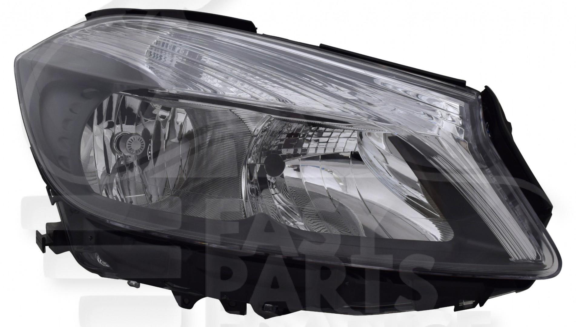 OPT D H7+H15 ELECT A/MOTEUR Pour MERCEDES CLASSE A - W176 - ME033 06/15→04/18