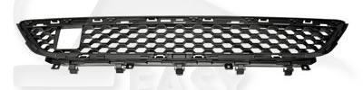 GRILLE DE PC AV CENTRALE NOIRE A/TROU DE CHAUFFAGE BLOC MOTEUR MOD. S/R-SPORT Pour JAGUAR F-PACE - JA070 06/16→