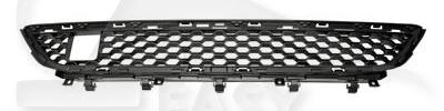 GRILLE DE PC AV CENTRALE NOIRE A/TROU DE CHAUFFAGE BLOC MOTEUR MOD. S/R-SPORT Pour JAGUAR F-PACE - JA070 04/16→