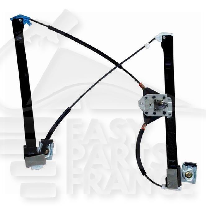 MECANISME DE LEVE VITRE AVG ELECT Pour VOLKSWAGEN CADDY - VO220 08/96→02/04